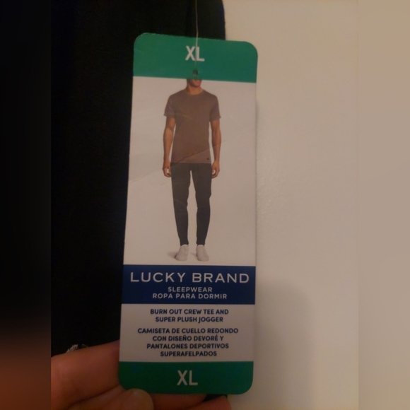 Lucky Brand Mens Drawstring Sleepwear Joggers XL Pajama Pants - Picture 4 of 9